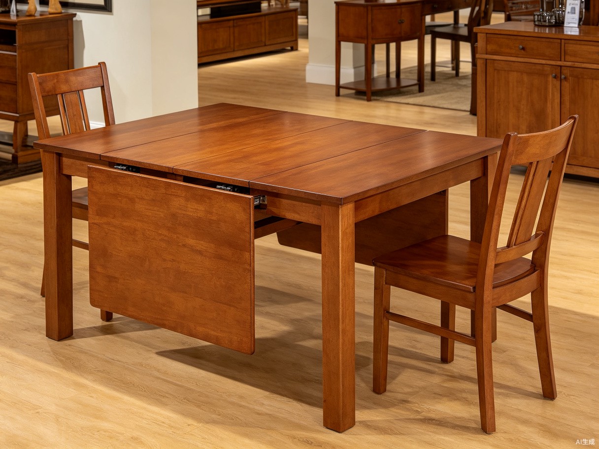 Extendable Solid Wood Table