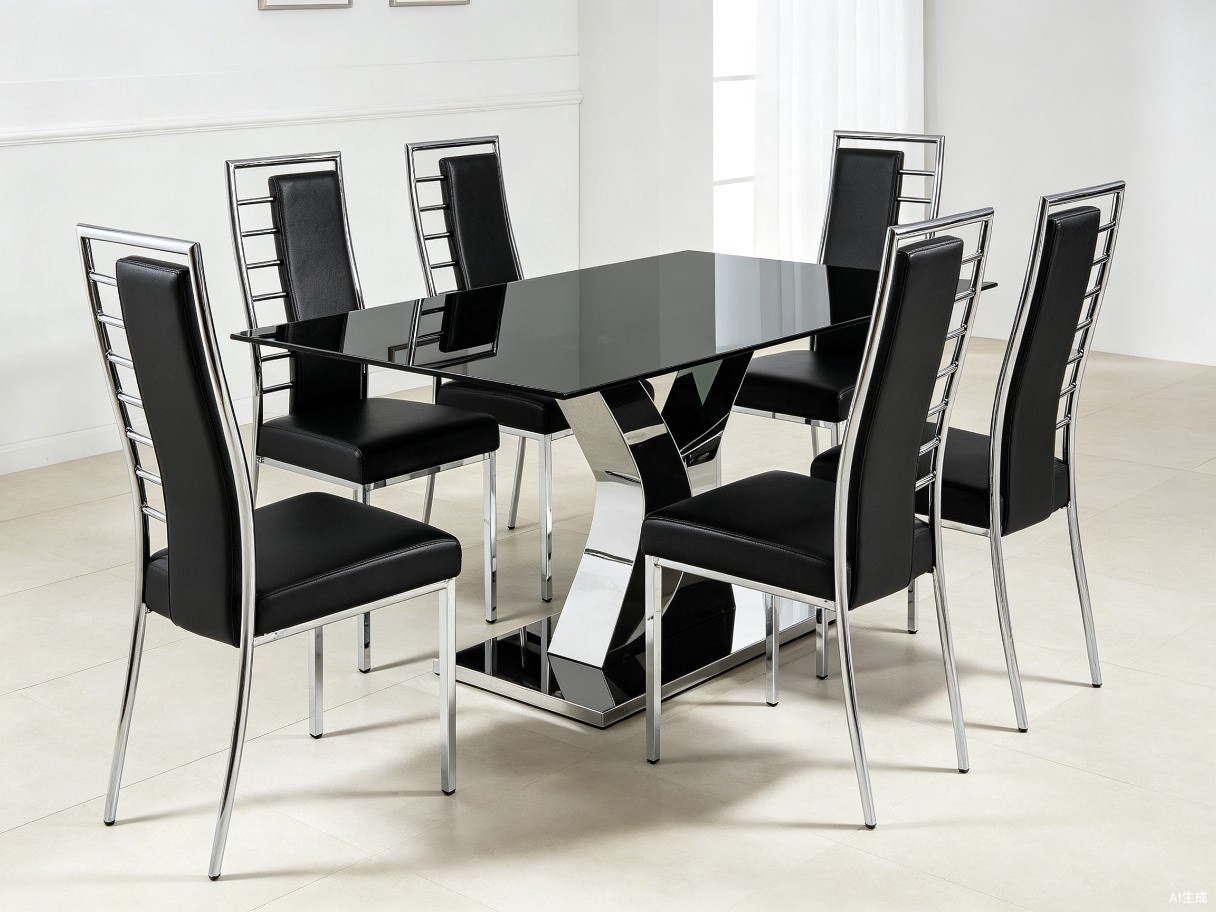 7-Piece Glass Top Dining Set