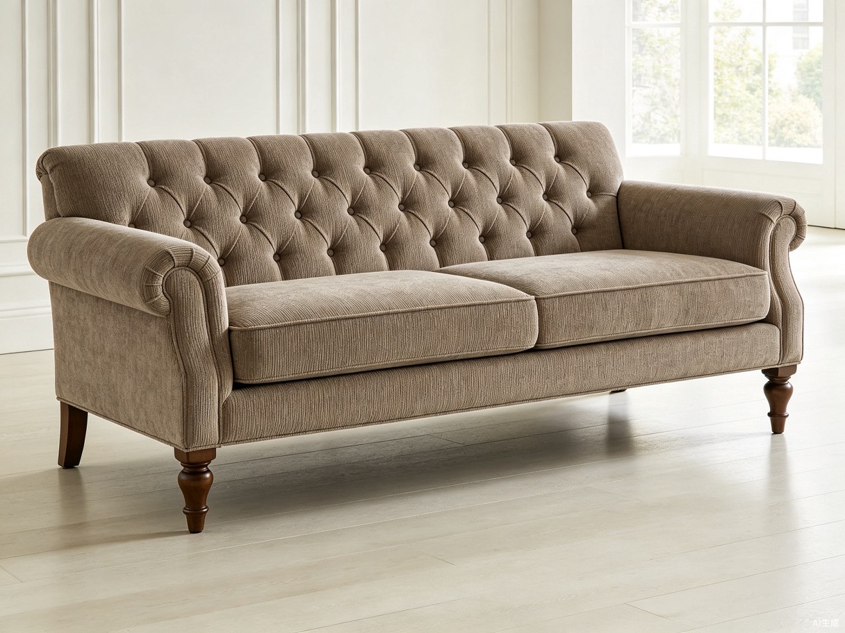 Tufted Fabric Sofa